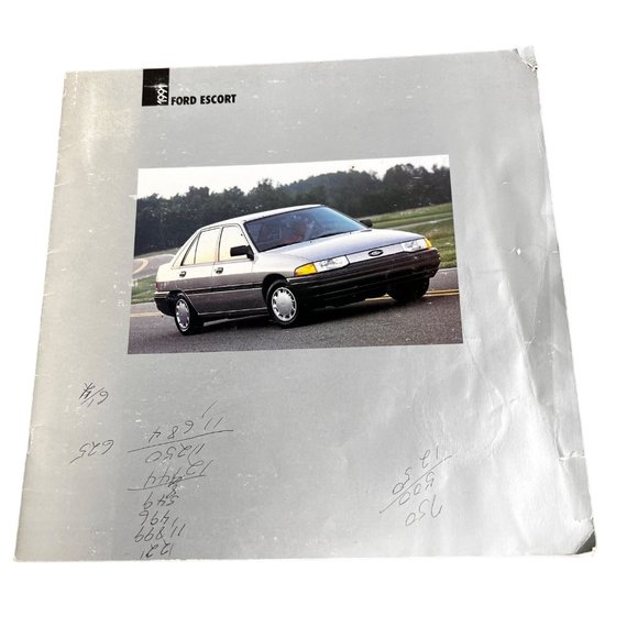 1991 Ford Escort Sales Brochure Dealers Showroom Book Catalog GT LX Wagon - Picture 1 of 6